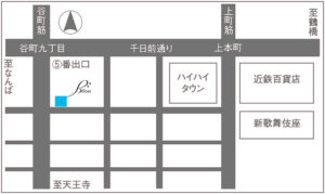 耳活Boost本部の所在地までの地図